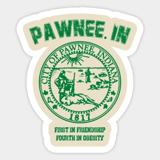 Pawnee IN Sticker